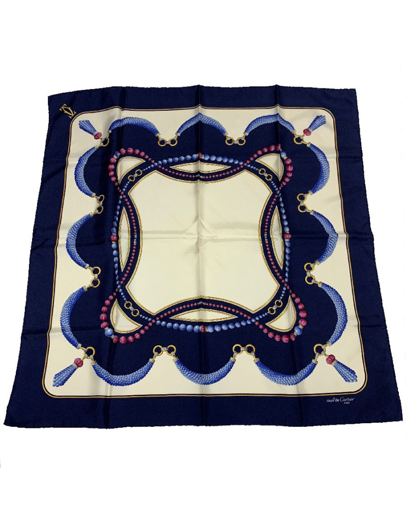 Carré CARTIER soie 100 %