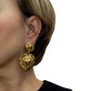 Boucles d'oreille clips YSL SAINT LAURENT avec coeur pendant Vintage