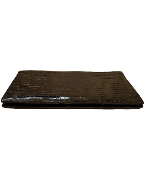 Porte cartes HERMES crocodile porosus