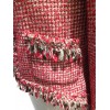 Red and white tweed jacket CHANEL