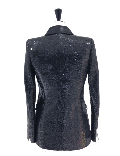 Black sequins T40 CHANEL jacket