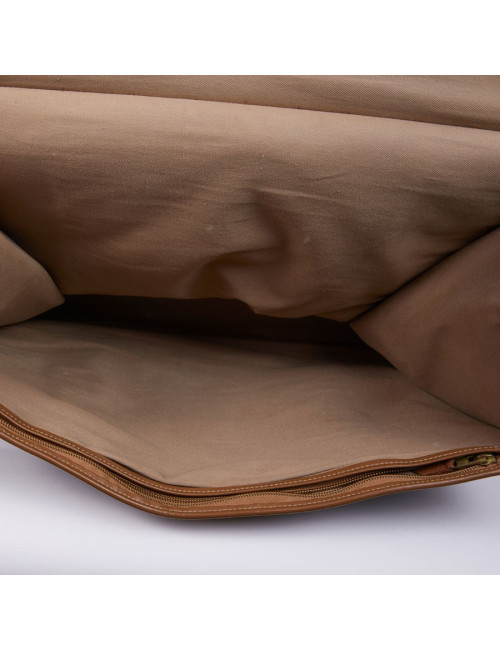 Sac de voyage CHRISTIAN DIOR toile monogrammée noire et marron