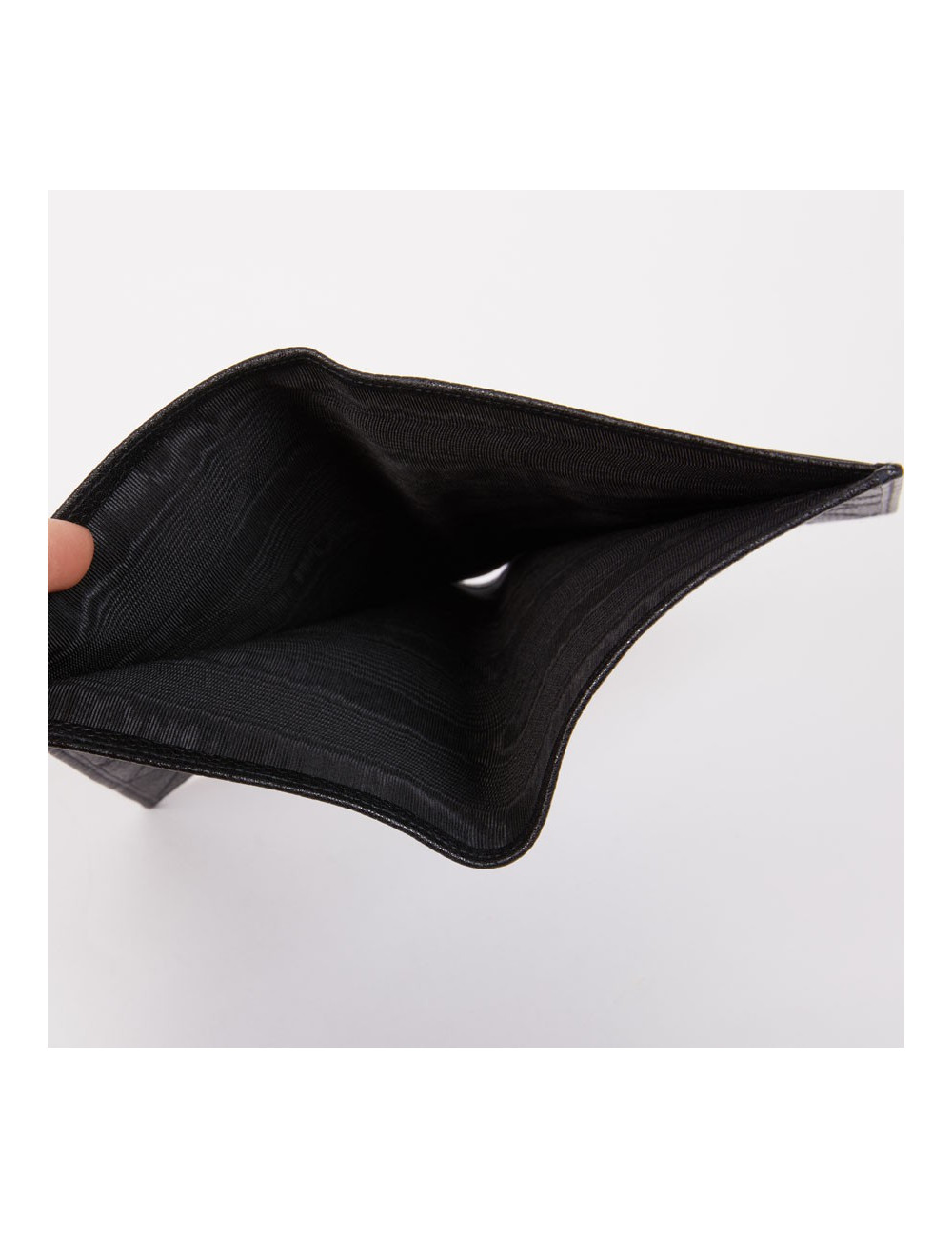 Portefeuille CHANEL noir en cuir caviar