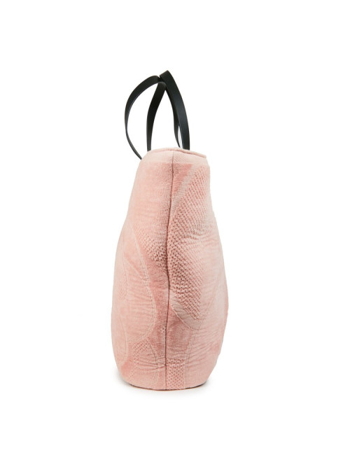 Sac de plage CHANEL en éponge rose