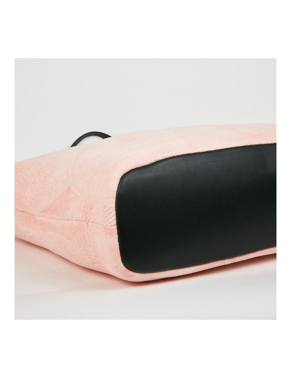 Sac de plage CHANEL en éponge rose