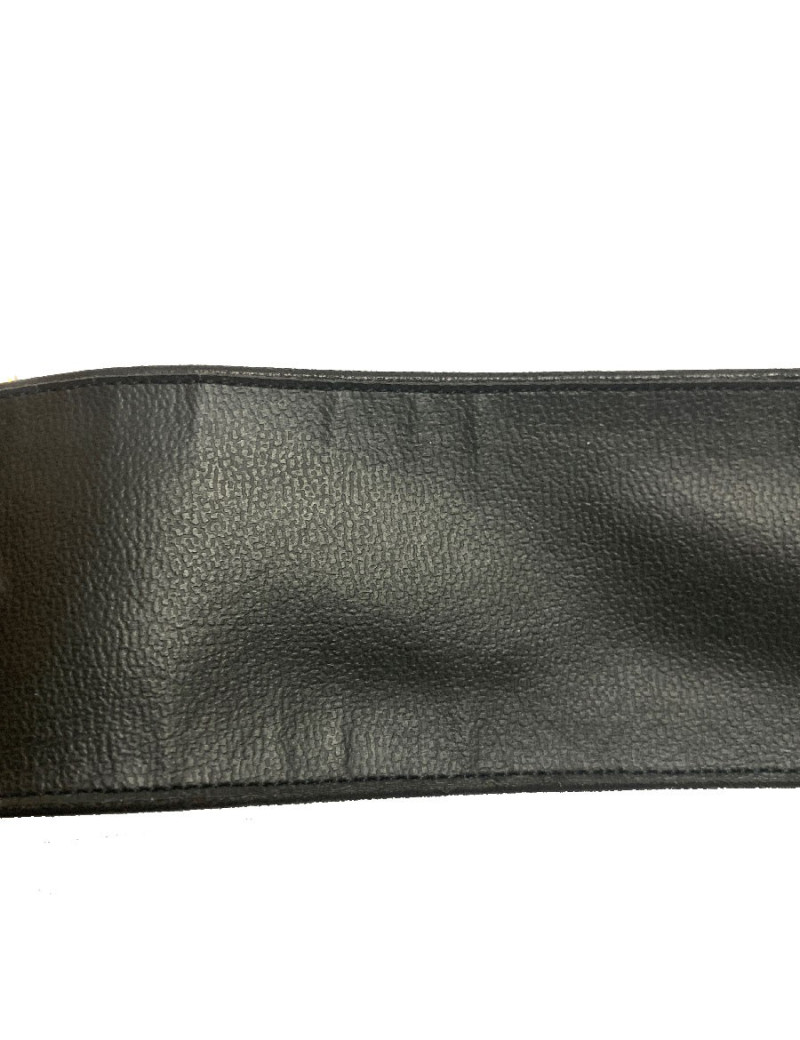 Ceinture vintage CHANEL cuir noir