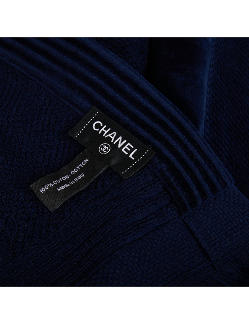 Serviette de plage CHANEL bleue