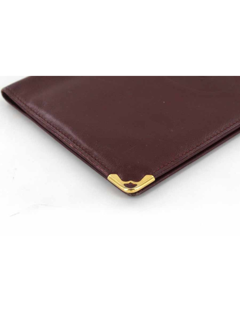 Portefeuille MUST de CARTIER coin en or