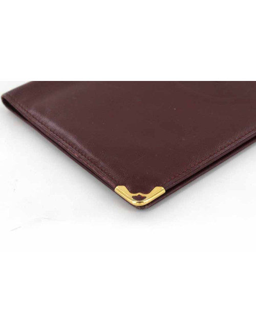 Portefeuille MUST de CARTIER coin en or