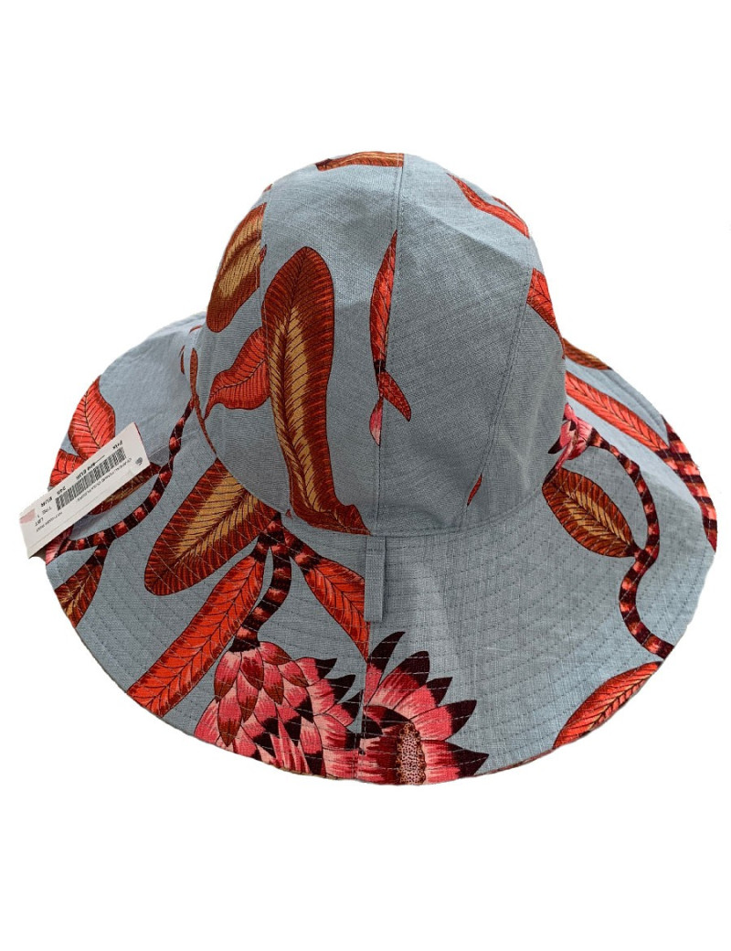 Chapeau "Fleurs Savana sur natte"