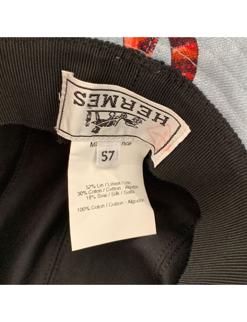 Chapeau "Fleurs Savana sur natte"