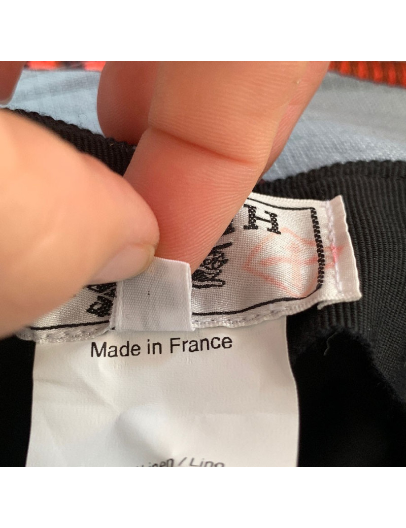 Chapeau HERMES "Fleurs Savana sur natte" 