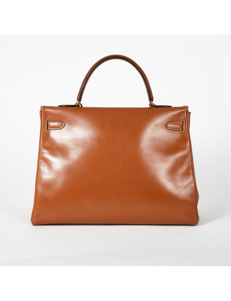 Kelly 35 HERMES  caramel vintage