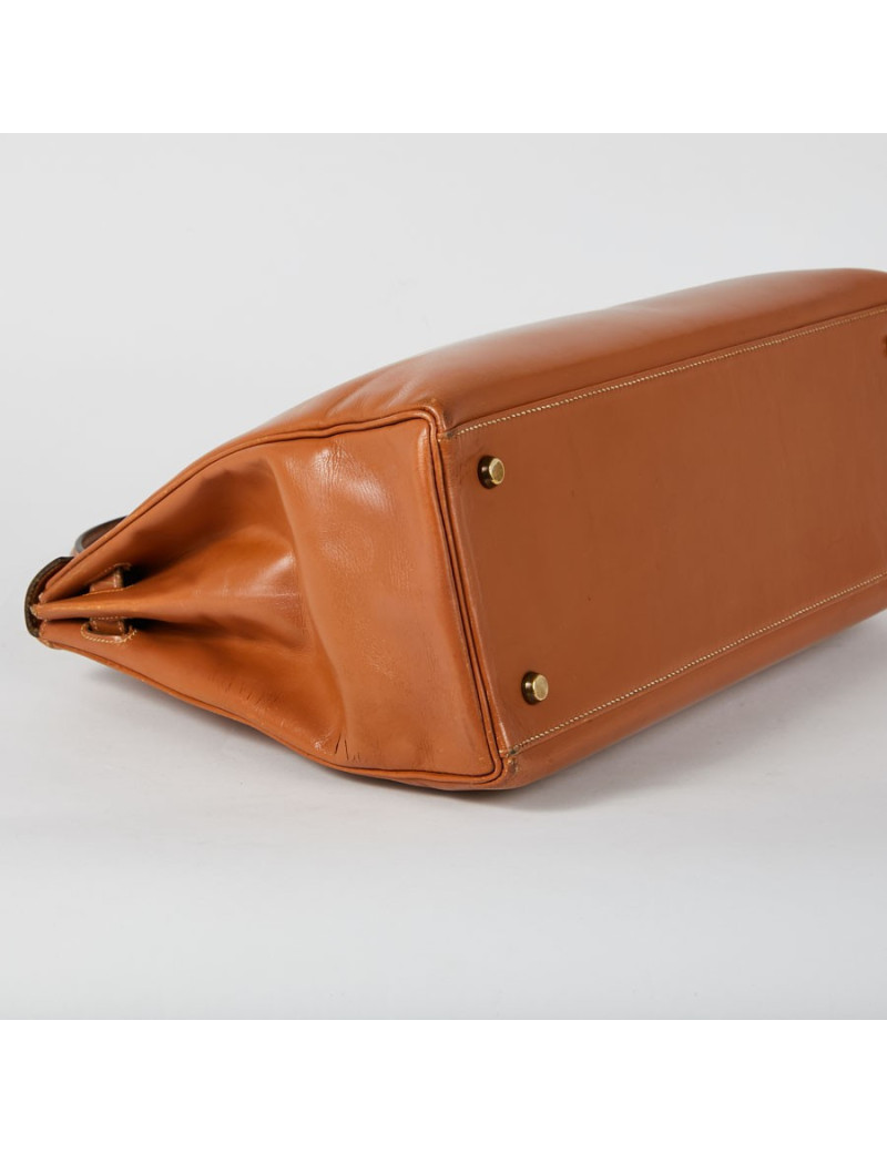 Kelly 35 HERMES  caramel vintage