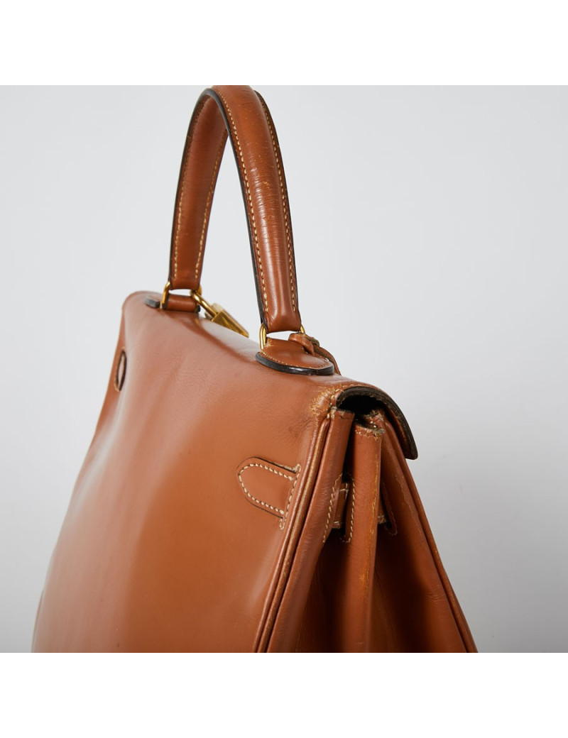 Kelly 35 HERMES  caramel vintage