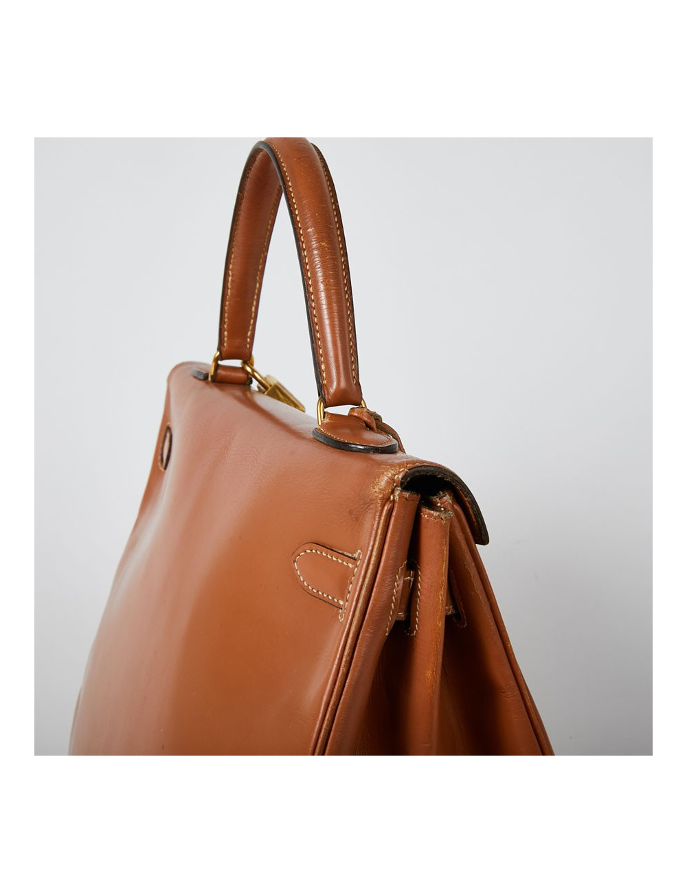 Sac Kelly 35 HERMES swift caramel 