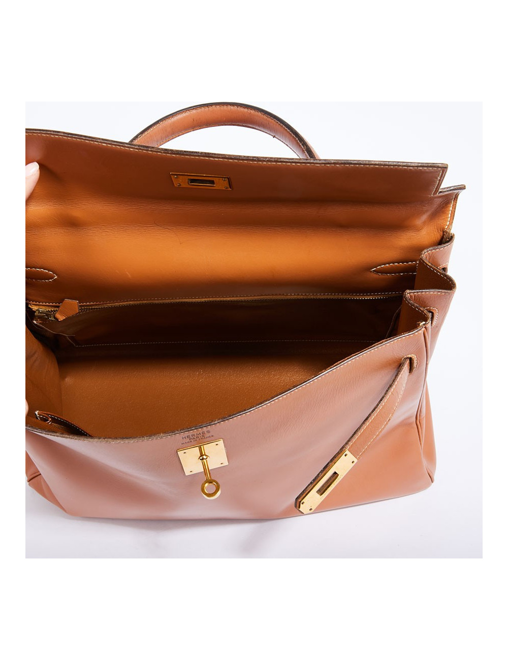 Sac Kelly 35 HERMES swift caramel 