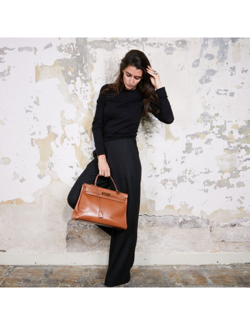 Sac Kelly 35 HERMES swift caramel 