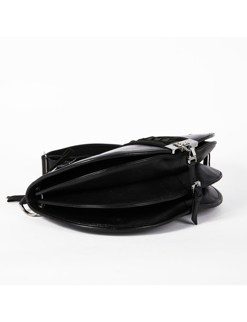 sac CHRISTIAN DIOR cuir noir