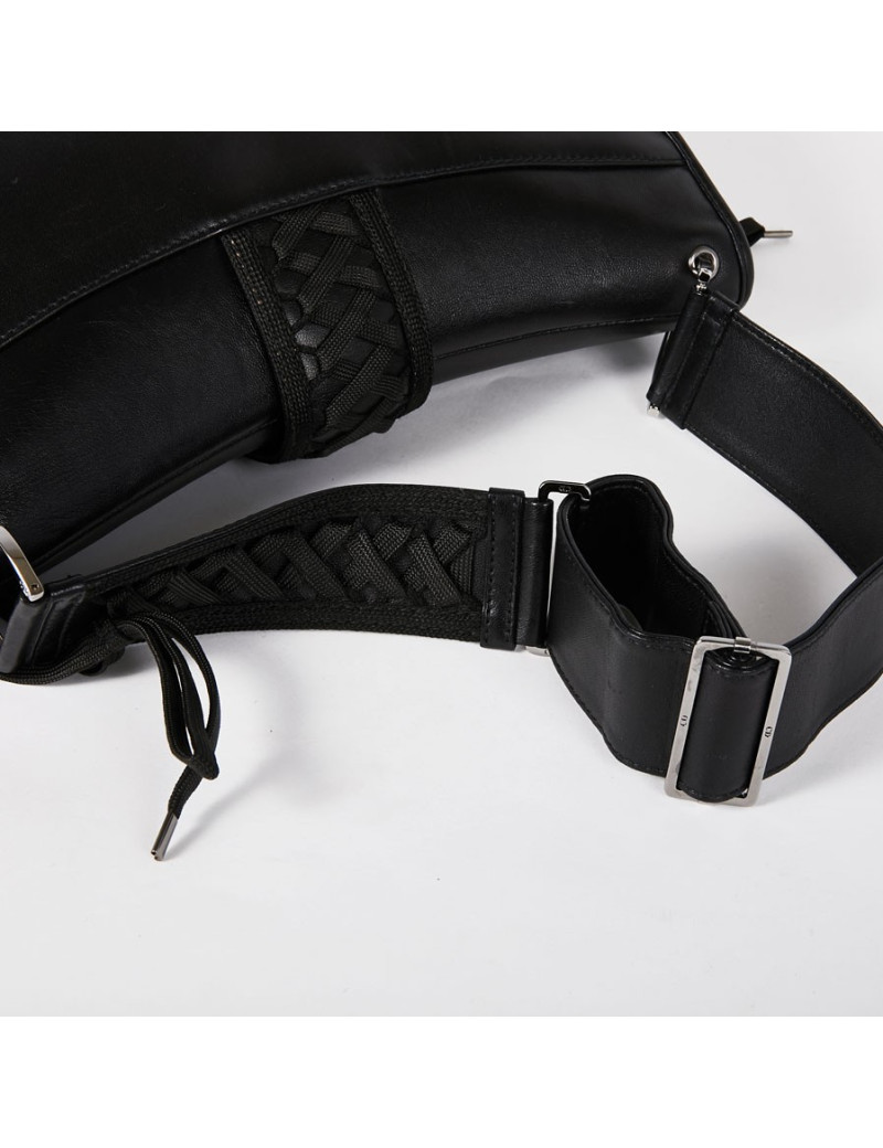 sac CHRISTIAN DIOR cuir noir