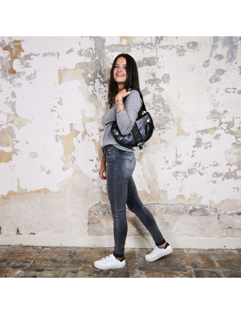 sac CHRISTIAN DIOR cuir noir