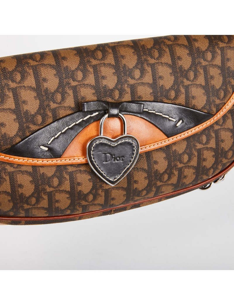 Sac CHRISTIAN DIOR toile monogrammé 