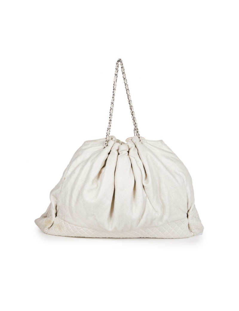 Grand cabas CHANEL "L A" beige