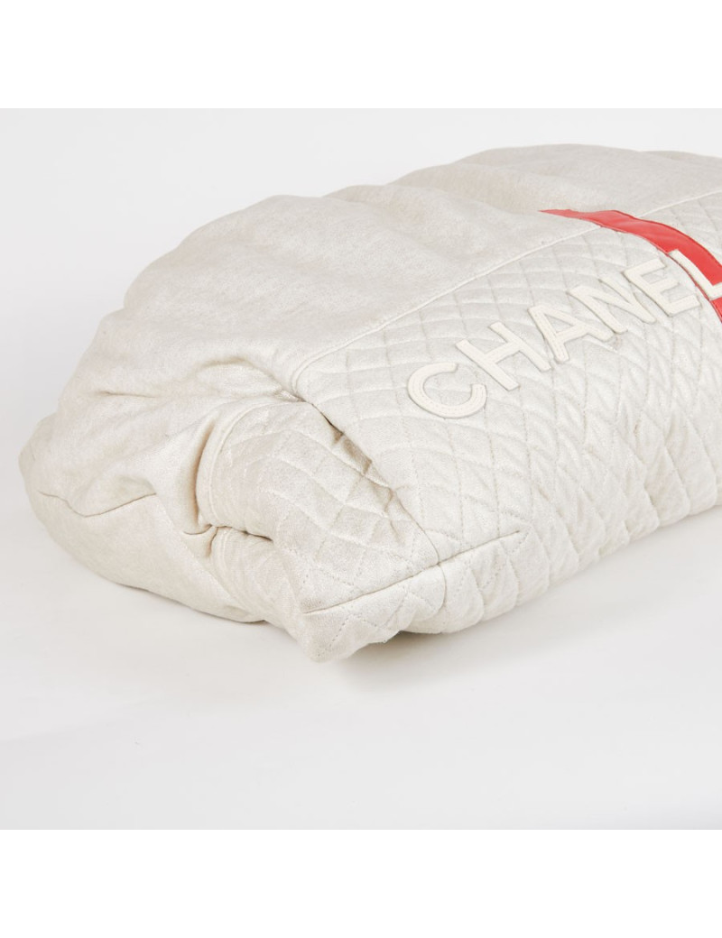 Grand cabas CHANEL "L A" beige