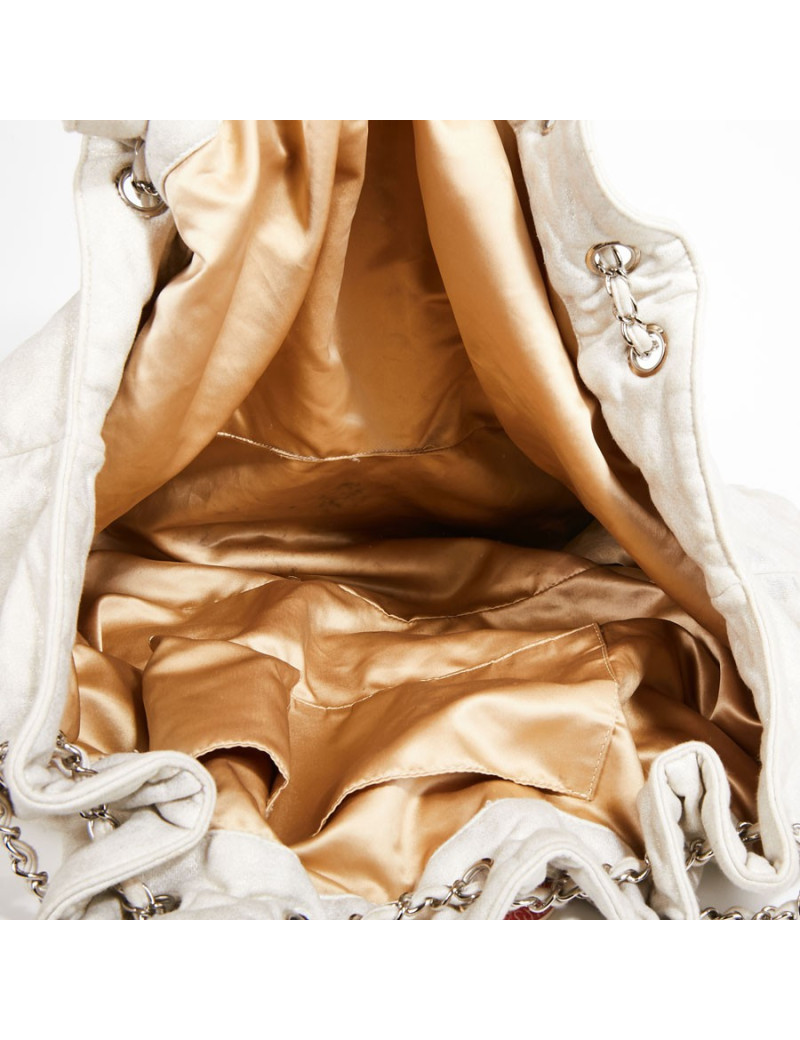 Grand cabas CHANEL "L A" beige