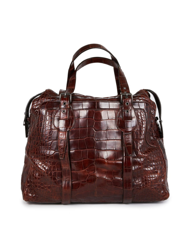 Sac de voyage CELINE en peau exotique du Mississipi