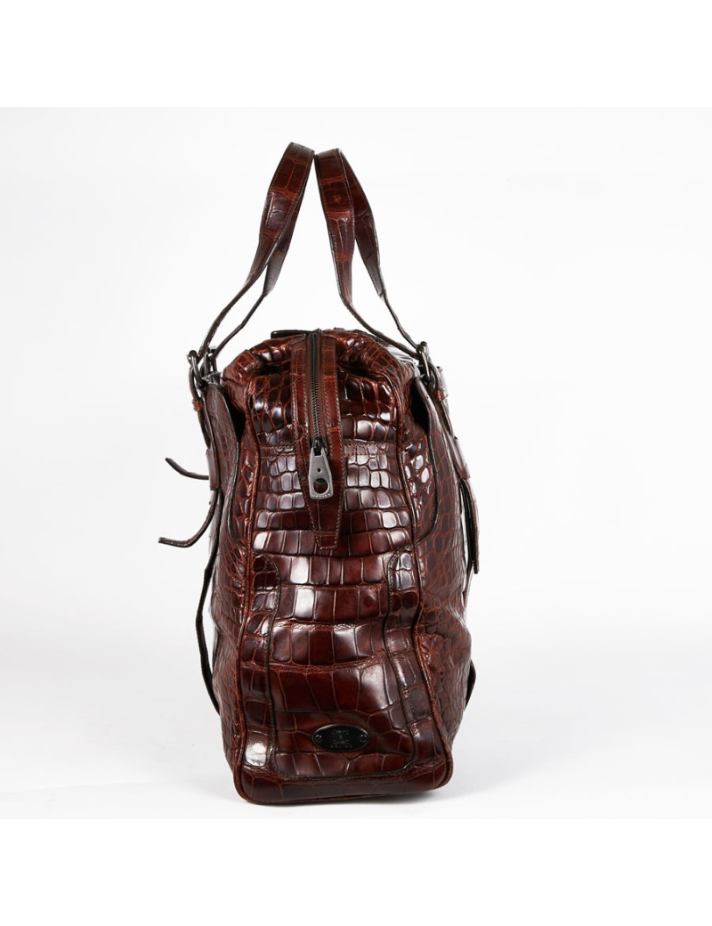 Sac de voyage CELINE en peau exotique du Mississipi