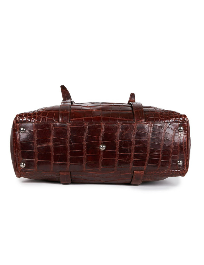 Sac de voyage CELINE en peau exotique du Mississipi