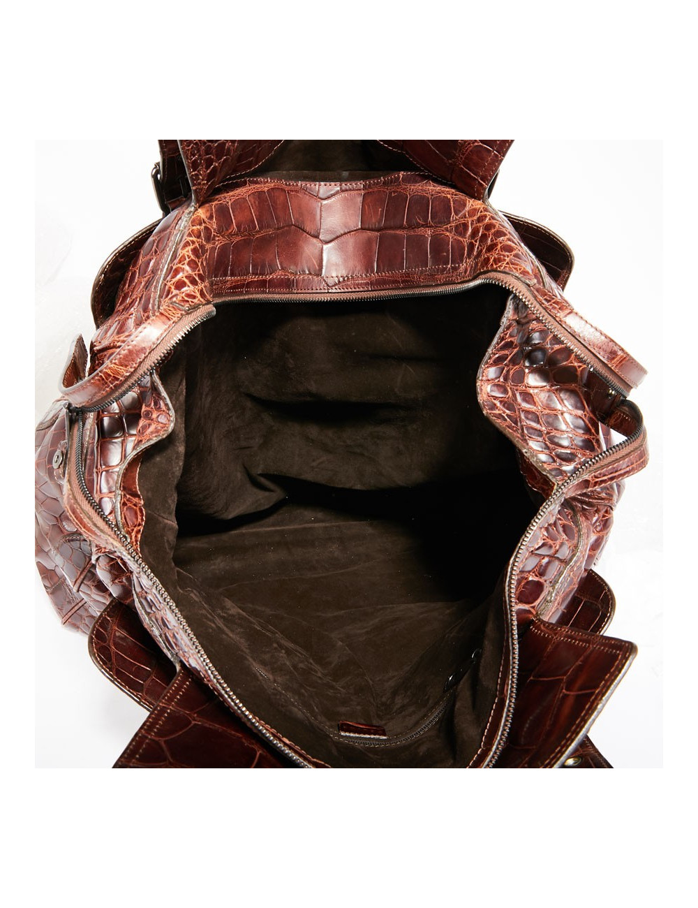 Sac de voyage CELINE en peau exotique du Mississipi