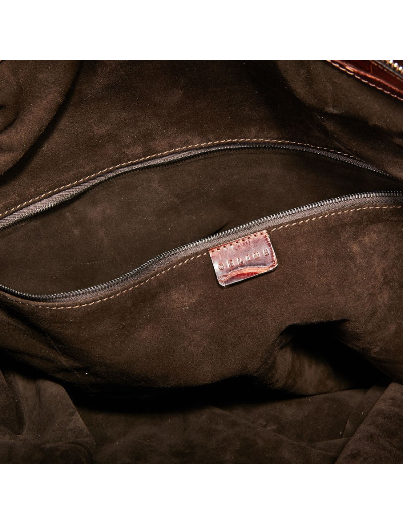 Sac de voyage CELINE en peau exotique du Mississipi