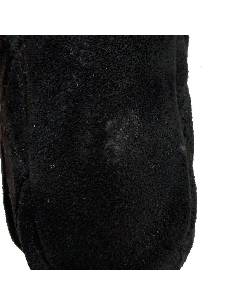 Porte monnaie CHANEL veau velours noir