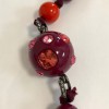 Sautoir LANVIN boules rouges et violettes par ALBER ELBAZ