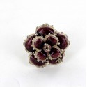 Ring enamelled camelia CHANEL
