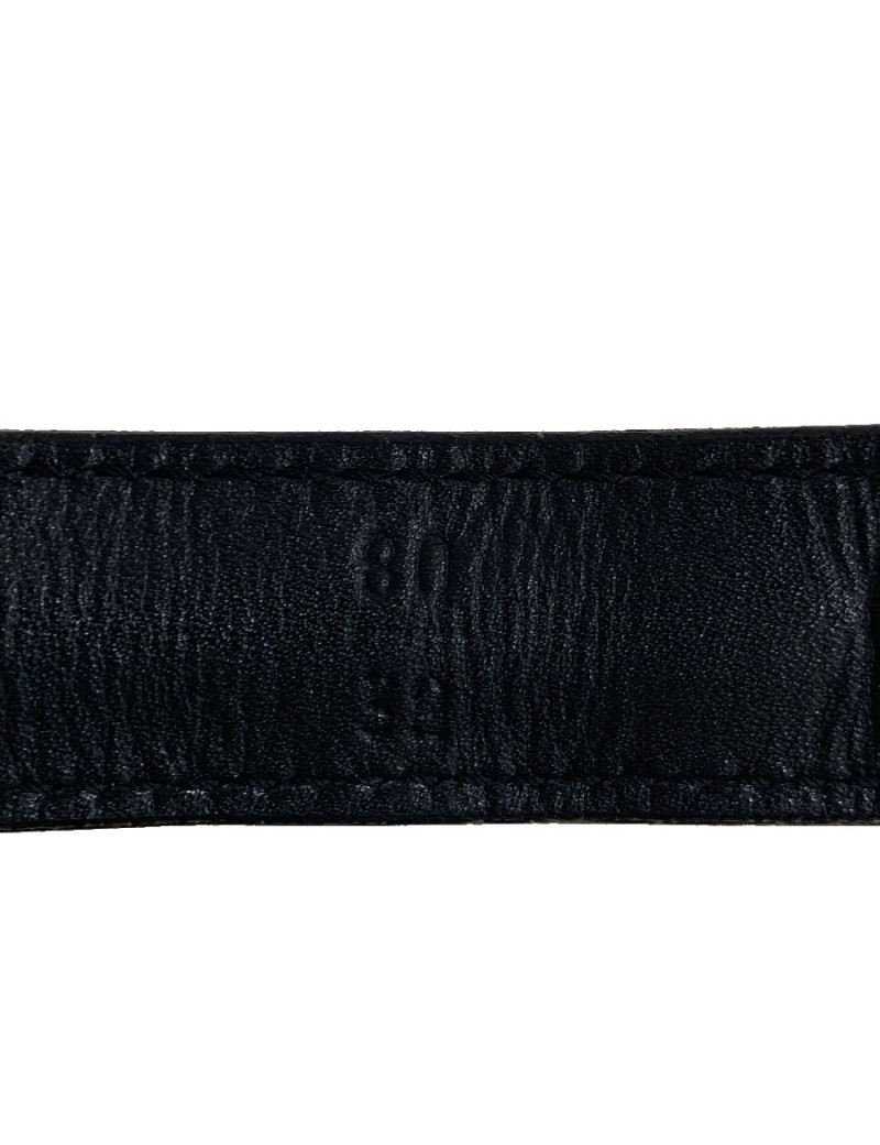 Ceinture CHRISTIAN DIOR cuir et dorée T80