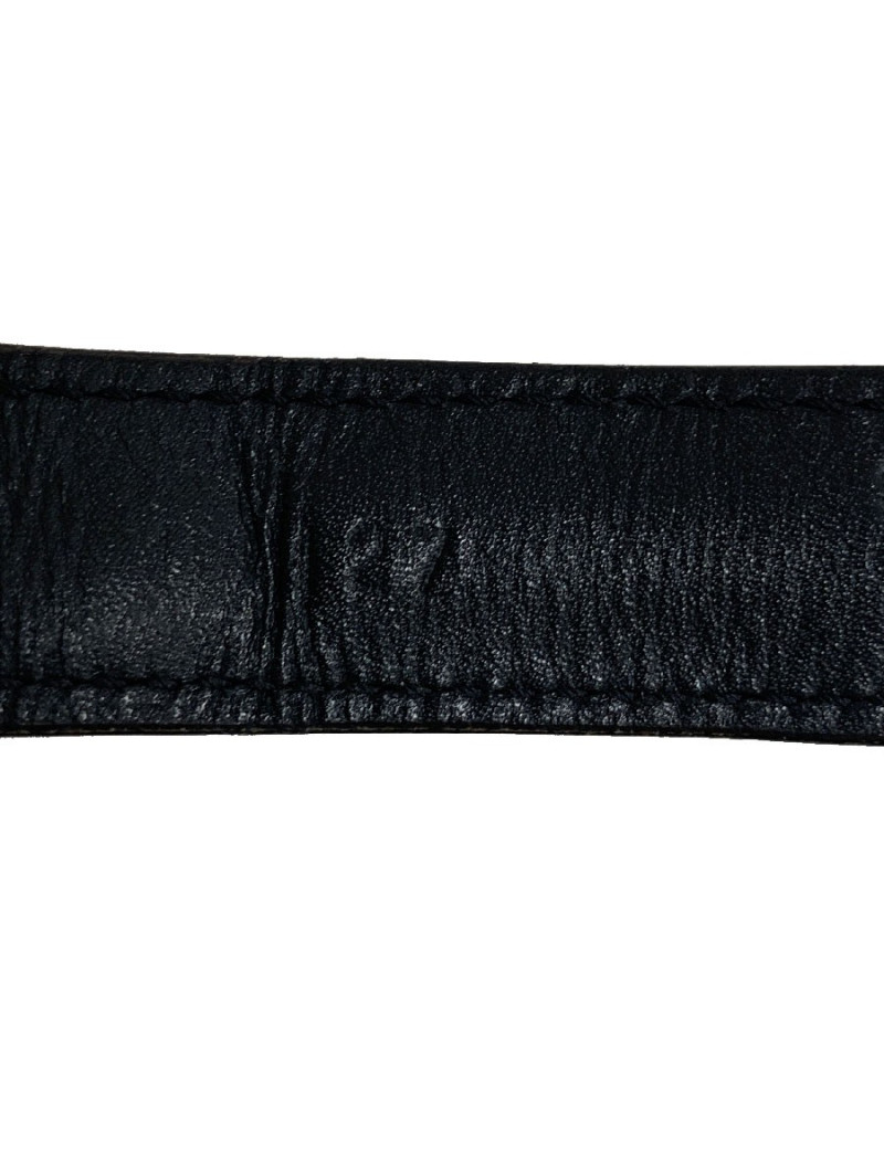 Ceinture CHRISTIAN DIOR cuir et dorée T80