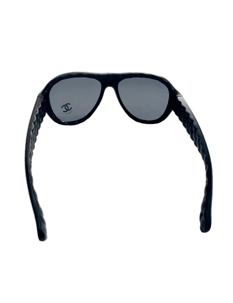 Solaires CHANEL noir mat