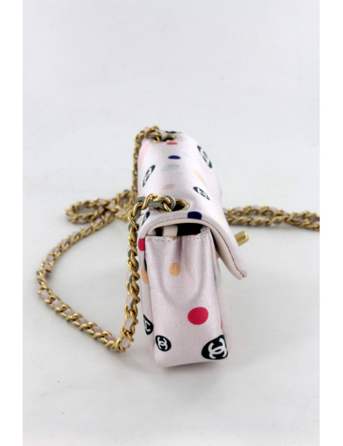 Sac Pochette CHANEL soie satinée