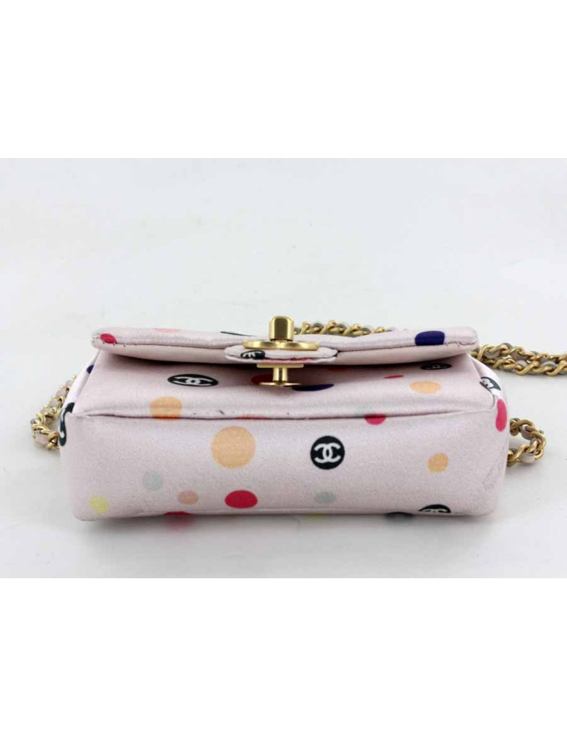 Sac Pochette CHANEL soie satinée