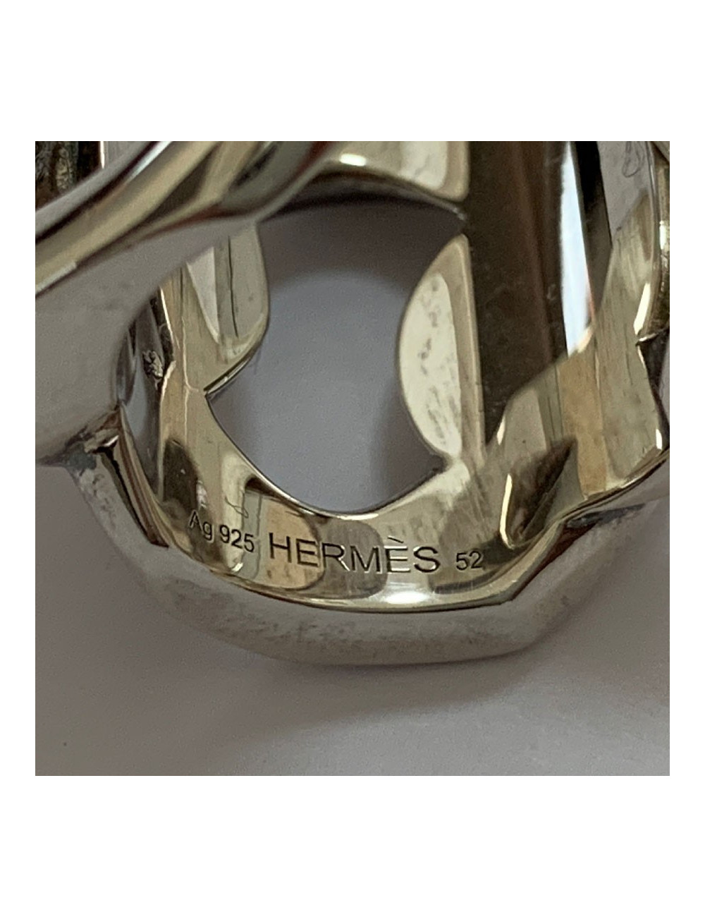 Bague HERMES Capture argent
