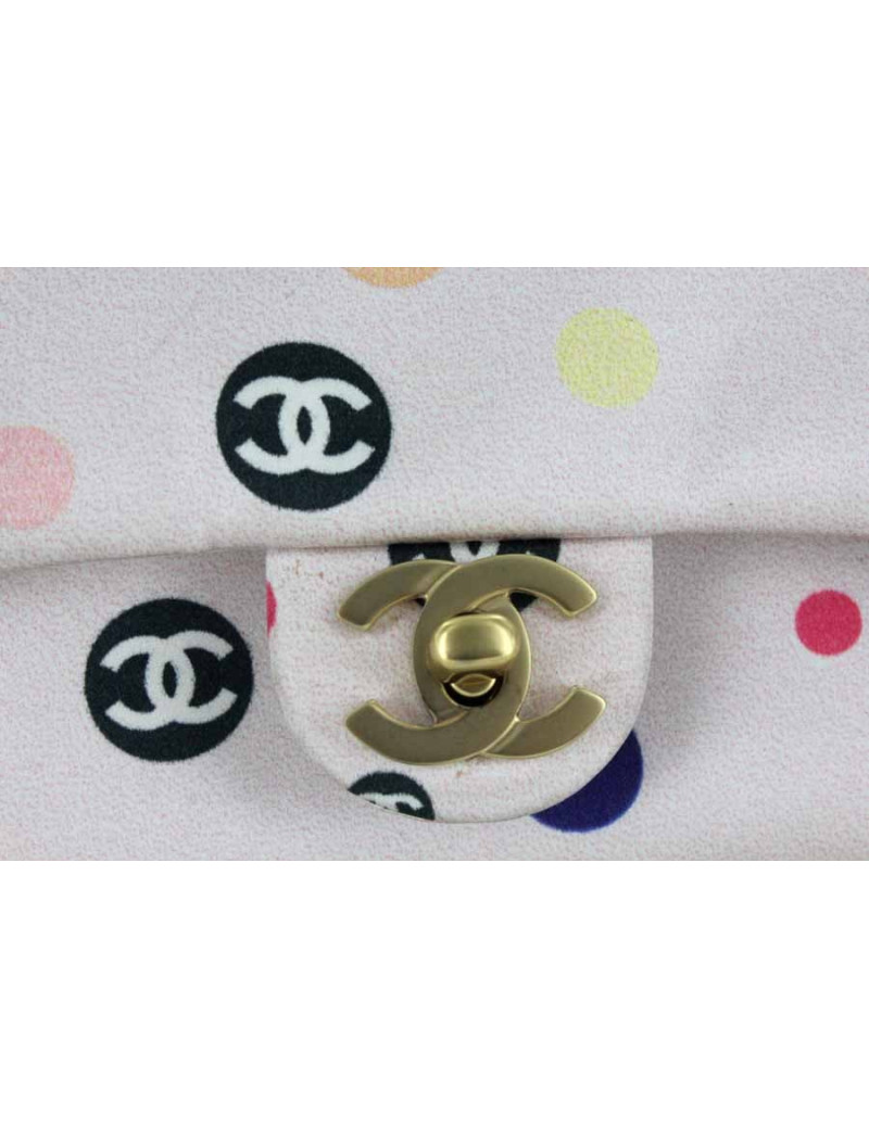 Sac Pochette CHANEL soie satinée