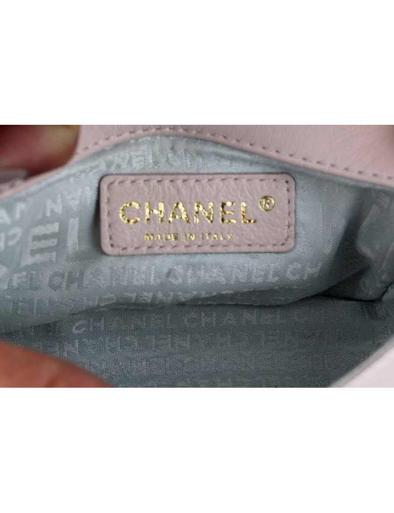 Sac Pochette CHANEL soie satinée