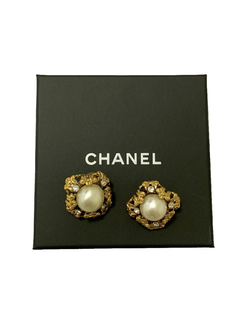 Boucles d'oreille CHANEL couture  1968