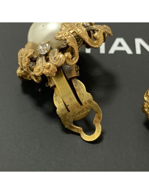 Boucles d'oreille CHANEL couture  1968