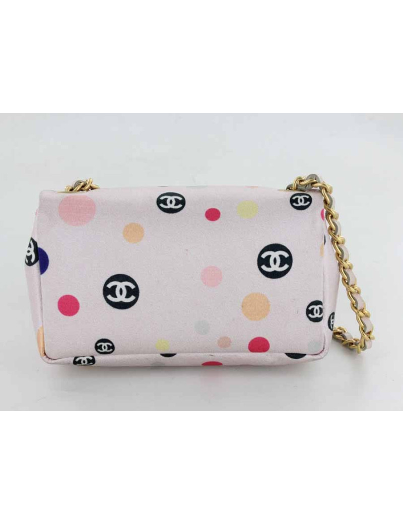 Sac Pochette CHANEL soie satinée