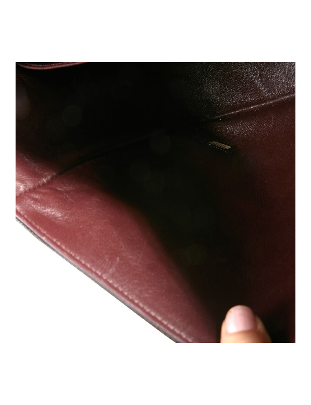 Sac jumbo CHANEL cuir caviar noir