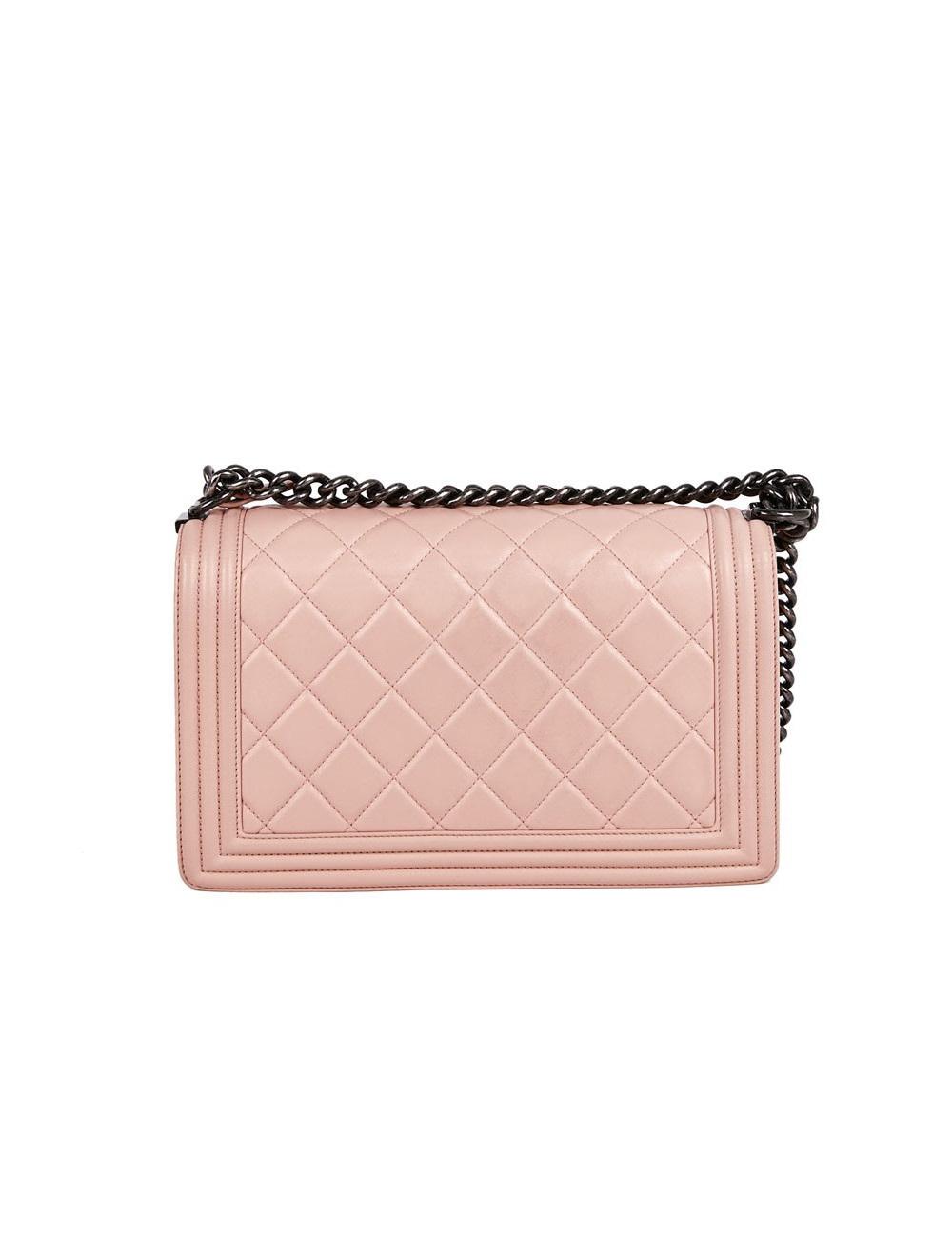 Sac Boy CHANEL cuir matelassé rose